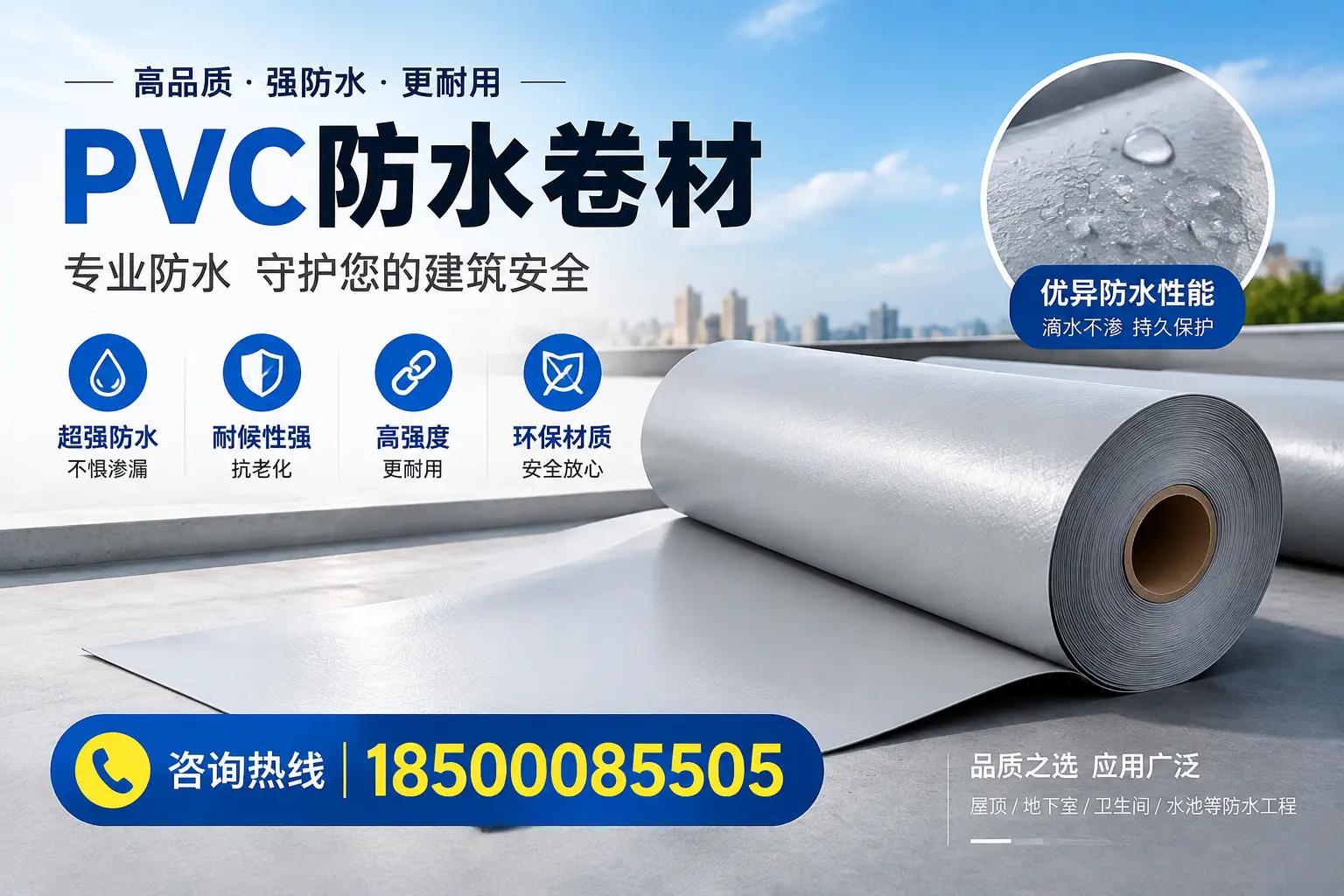 安顺地区pvc防水卷材的市场现状与发展趋势